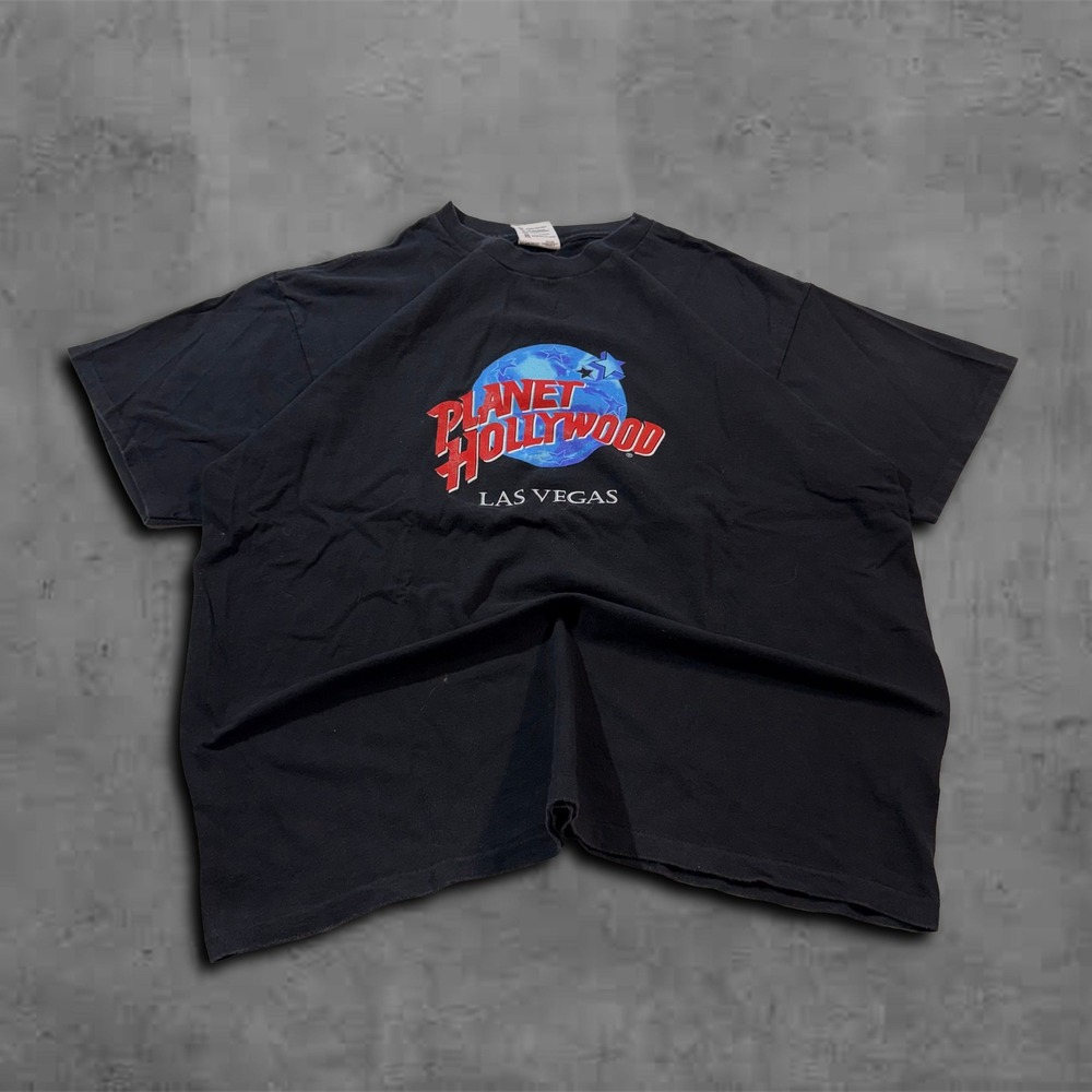 90s Oversized Black Planet‎ Hollywood Streetwear Tee